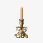 French Ornament, Jia'angli Brass Carving, American Antique Wax Candle Holder, Home Decoration, Classic Decor Piece