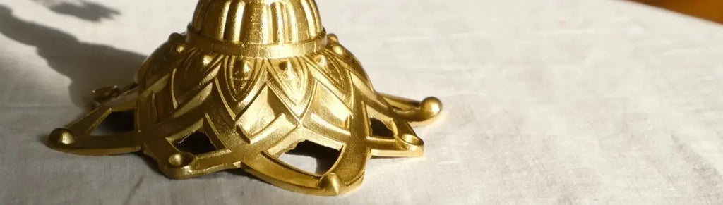French Ornament, Jia'angli Brass Carving, American Antique Wax Candle Holder, Home Decoration, Classic Decor Piece