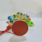 Colorful Petal Lotus candle stick Temple Power Supply Table Lamp