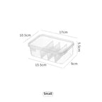 1pc Clear Desktop Cable Organizer Box with Lid, Dustproof with Dividers for Cords Chargers Cards, Declutter Your Space