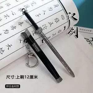 1pcs Chinese Ancient Simulated Weapon - Miniature Model of Sword Alloy Han Dynasty/Qin Shi Huang/Yue King Sword Ornament