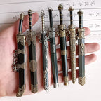 1pcs Chinese Ancient Simulated Weapon - Miniature Model of Sword Alloy Han Dynasty/Qin Shi Huang/Yue King Sword Ornament