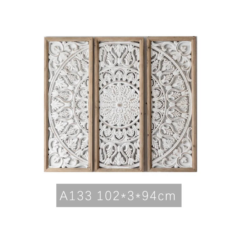 Vintage Floral Wall Art Rustic Farmhouse Decor Photo Backdrop Distressed Metal Hanging Piece Natural-themed Living Room
